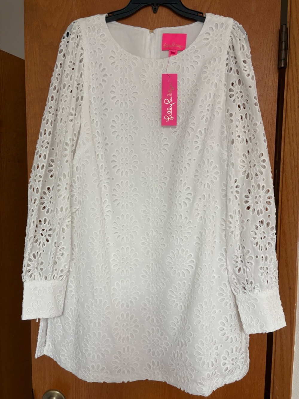 NWT Lilly Pulitzer Aisha white eyelet dress romper 12